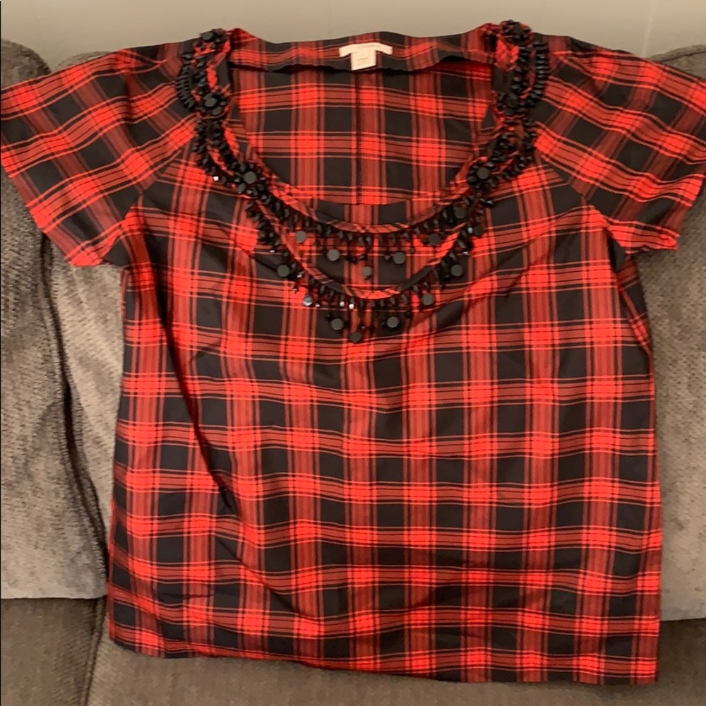 J. Crew Holiday Blouse